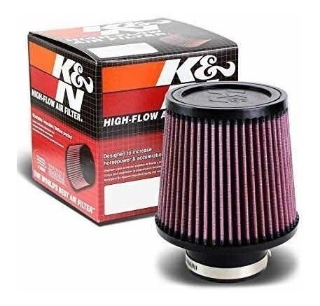 K&N Filtro de aire cónico inverso: Alto rendimiento, Premium, Filtro de  repuesto: Diámetro de la brida: 2.75 in, Altura del filtro: 5 in, Longitud  de